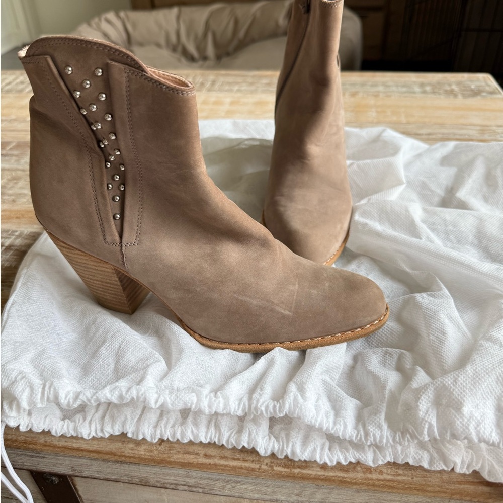 Stuart Weitzman Heeled Boots with Studded Detail